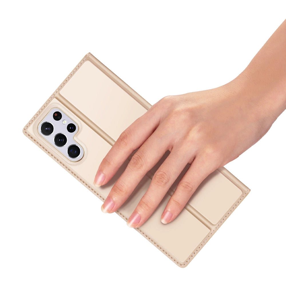 Dux Ducis Skin Pro Holster Cover til Samsung Galaxy S22 Ultra guld