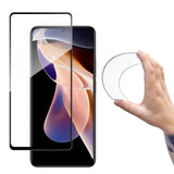 Wozinsky Full Cover Flexi Nano Glass Film hærdet glas med ramme Xiaomi Redmi Note 11 Pro + / 11 Pro Transparent
