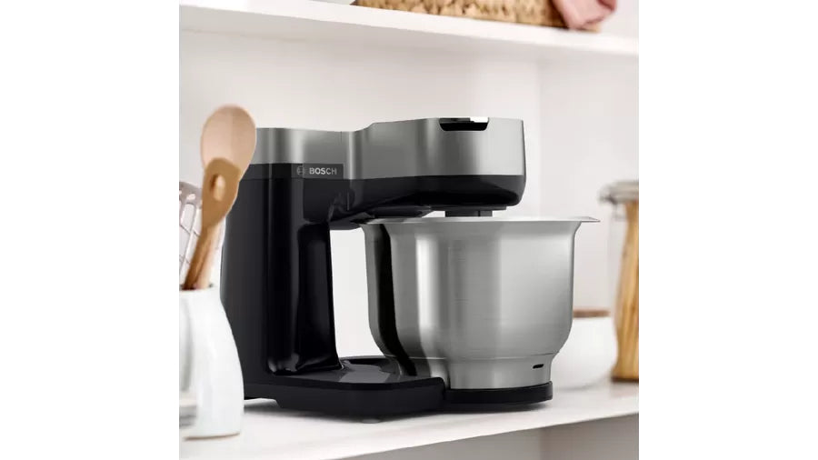 Bosch Serie 2 MUMS2VM00 foodprocessor 900 W 3,8 L Sort, Sølv