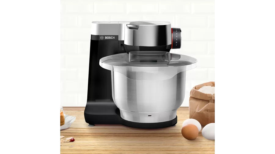 Bosch Serie 2 MUMS2VM00 foodprocessor 900 W 3,8 L Sort, Sølv