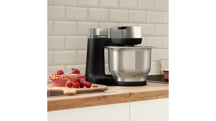 Bosch Serie 2 MUMS2VM00 foodprocessor 900 W 3,8 L Sort, Sølv