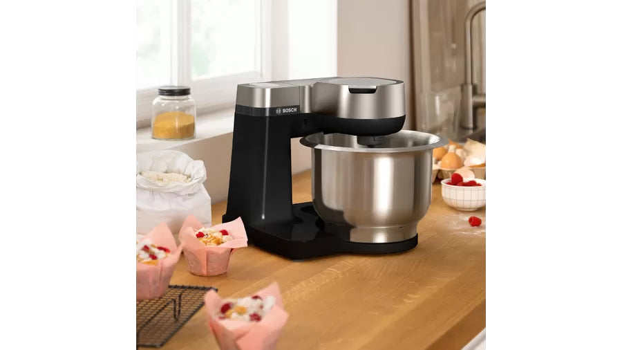 Bosch Serie 2 MUMS2VM00 foodprocessor 900 W 3,8 L Sort, Sølv