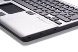 Mousetrapper Alpha tastatur Mus inkluderet Kontor USB + Bluetooth QWERTY Nordisk Sølv