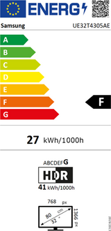 SAMSUNG UE32T4305AEXXC - LED SMART TV 32"