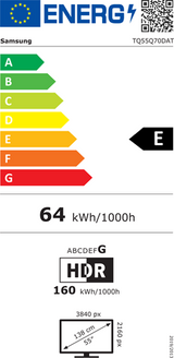 Samsung TQ55Q70DATXXC QLED 4K Smart TV