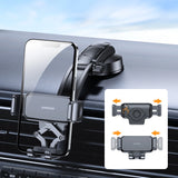 Joyroom mekanisk bil cockpit holder sort (JR-ZS283)