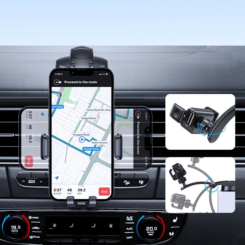 Joyroom mekanisk bil cockpit holder sort (JR-ZS283)