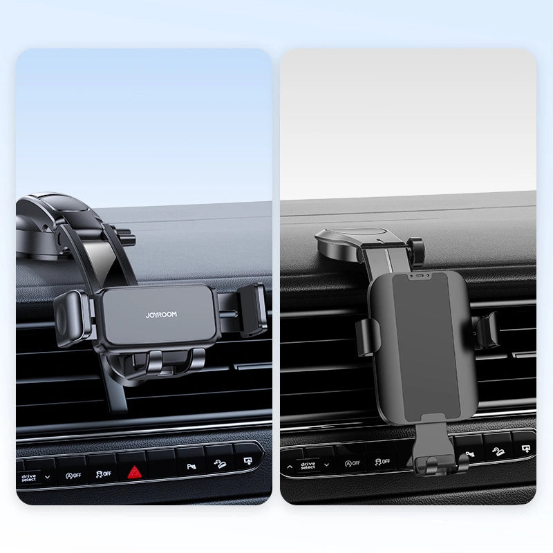 Joyroom mekanisk bil cockpit holder sort (JR-ZS283)