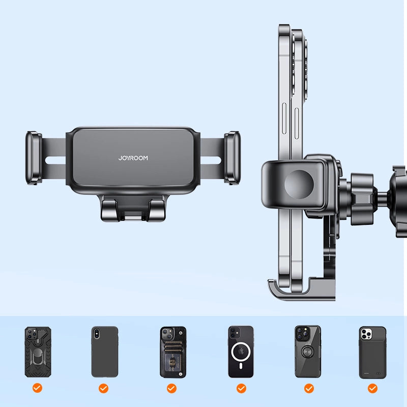 Joyroom mekanisk bil cockpit holder sort (JR-ZS283)
