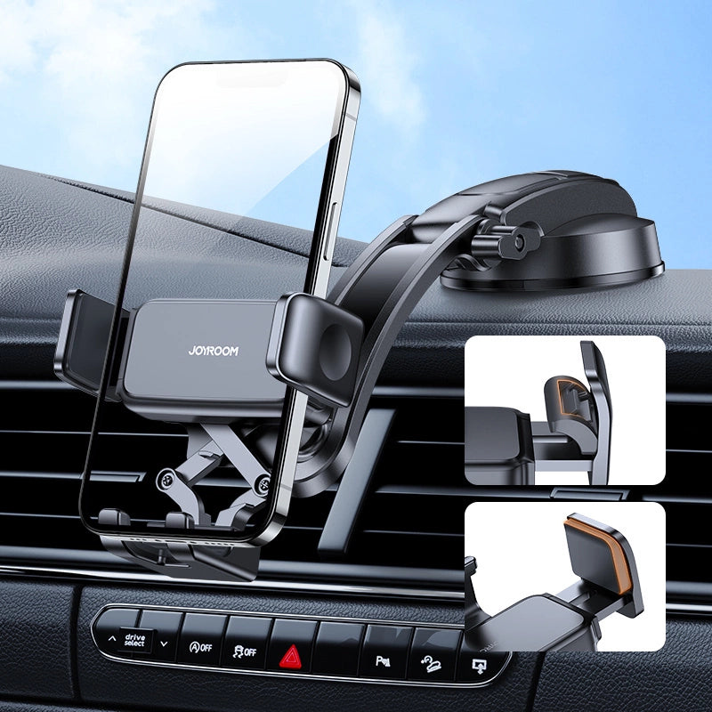Joyroom mekanisk bil cockpit holder sort (JR-ZS283)