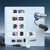 Joyroom JR-CL07 72W 3in1 Biloplader med 1,6m USB-C-kabel   Sort