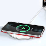 Klar 3in1 Case til iPhone 12 Pro Max Frame Cover Gel Red