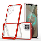 Klar 3in1 Case til Samsung Galaxy A22 4G Frame Gel Cover Red