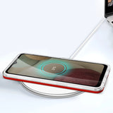 Clear 3in1 Case til Samsung Galaxy A22 4G Frame Gel Cover Rød