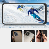 Clear 3in1 Case til Samsung Galaxy A32 5G Frame Gel Cover sort