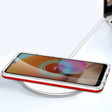 Clear 3in1 Case til Samsung Galaxy A32 5G Frame Gel Cover Rød