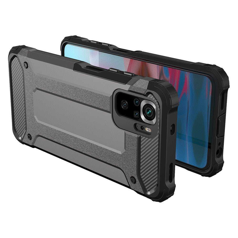 Hybrid Armor case til Xiaomi Redmi Note 11/Poco M4 Pro 5G - blå