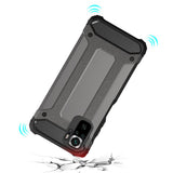 Hybrid Armor case til Xiaomi Redmi Note 11/Poco M4 Pro 5G - blå
