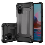 Hybrid Armor Case Tough Rugged Cover til Xiaomi Poco M4 Pro 5G sort