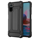 Hybrid Armor Case Tough Rugged Cover til Xiaomi Poco M4 Pro 5G sort