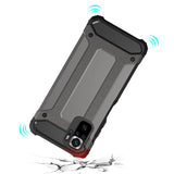 Hybrid Armor pansrede hybrid case cover Xiaomi Redmi Note 11 Pro + 5G (Kina) / 11 Pro 5G (Kina) / Mi11i HyperCharge / Poco X4 NFC 5G blå