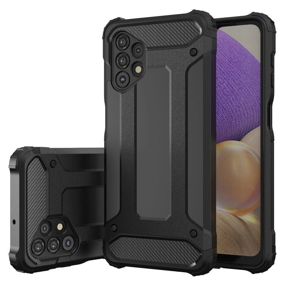 Hybrid Armor Case Tough Rugged Cover til Samsung Galaxy A73 blå