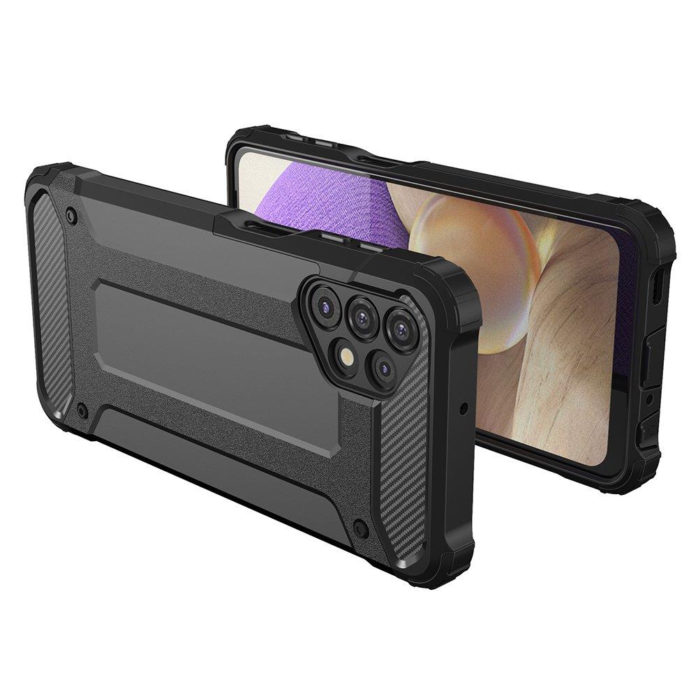 Hybrid Armor Case Tough Rugged Cover til Samsung Galaxy A73 sort