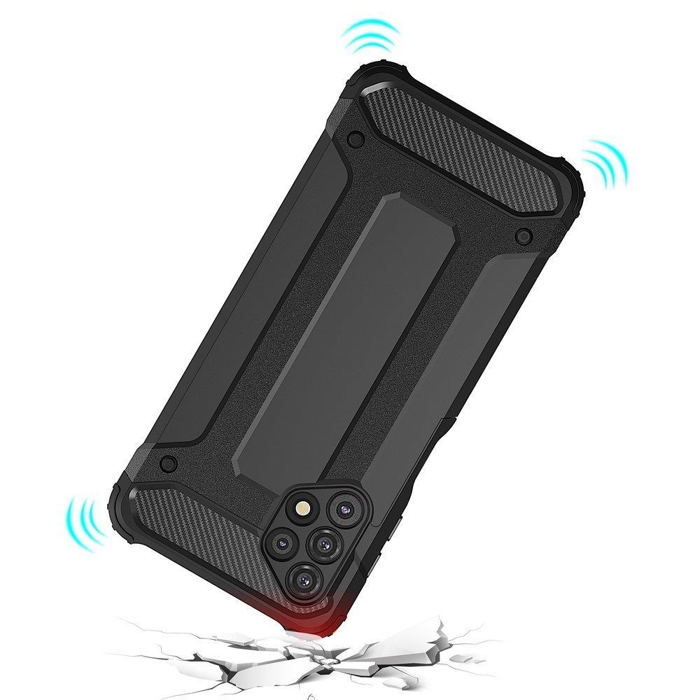 Hybrid Armor Case Tough Rugged Cover til Samsung Galaxy A73 sort
