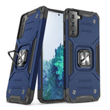 Wozinsky Ring Armor robust hybrid case cover + magnetisk holder til Samsung Galaxy S22 blå
