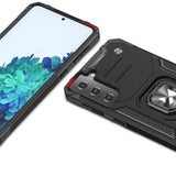 Wozinsky Ring Armor robust hybrid case cover + magnetisk holder til Samsung Galaxy S22 blå