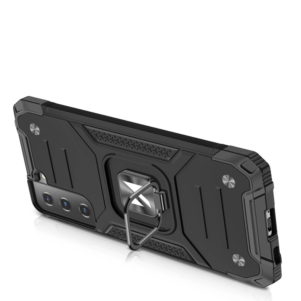 Wozinsky Ring Armor robust hybrid case cover + magnetisk holder til Samsung Galaxy S22 blå