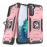 Wozinsky Ring Armor Tough Hybrid Case Cover + Magnetisk Mount til Samsung Galaxy S22 + (S22 Plus) Pink