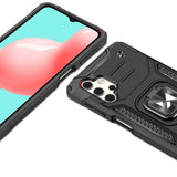Wozinsky Ring Armor robust hybrid case cover + magnetisk holder til Samsung Galaxy A73 sort