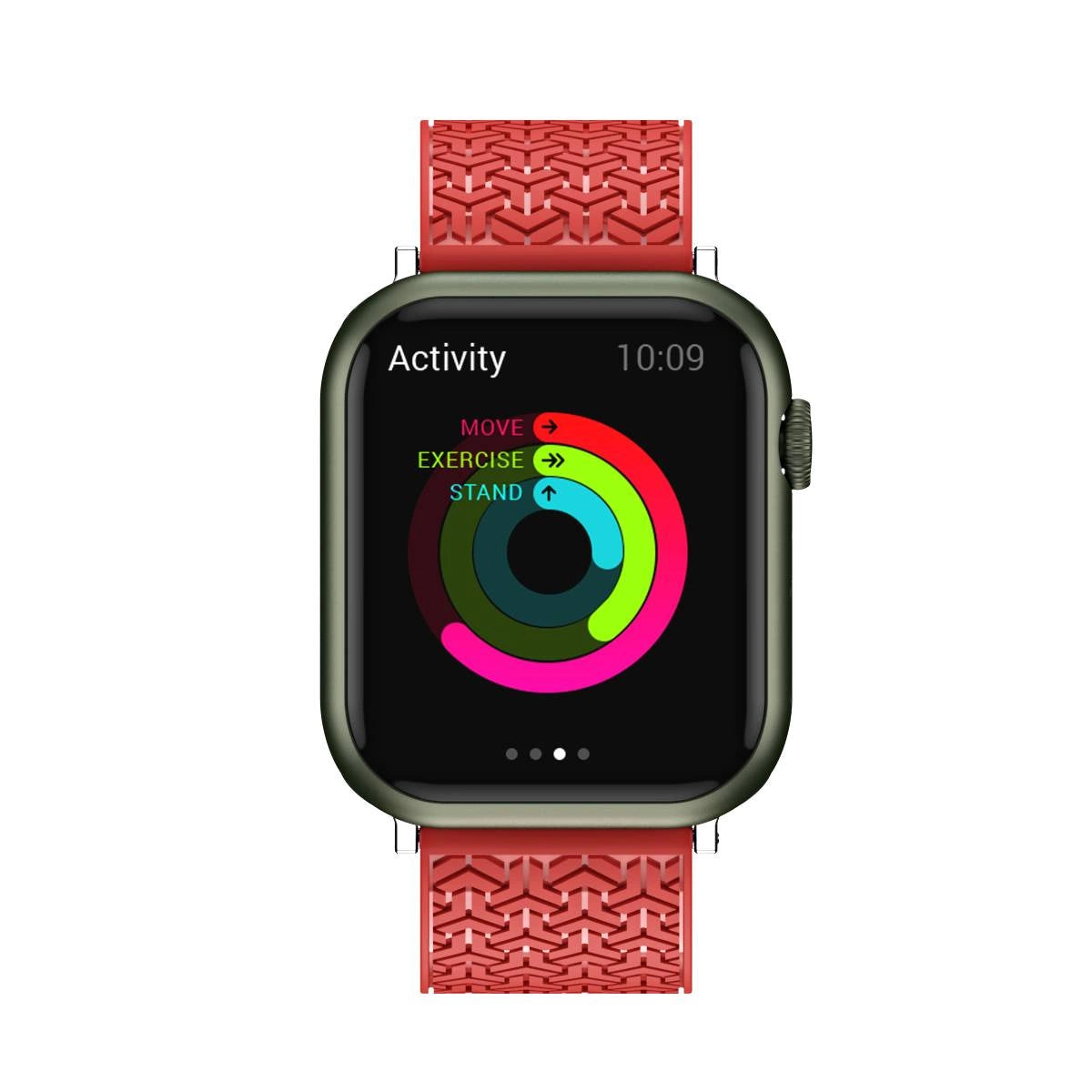 Watch Strap Y Watchband Armbånd til Apple Watch 42 / 44 / 45 mm - Rød