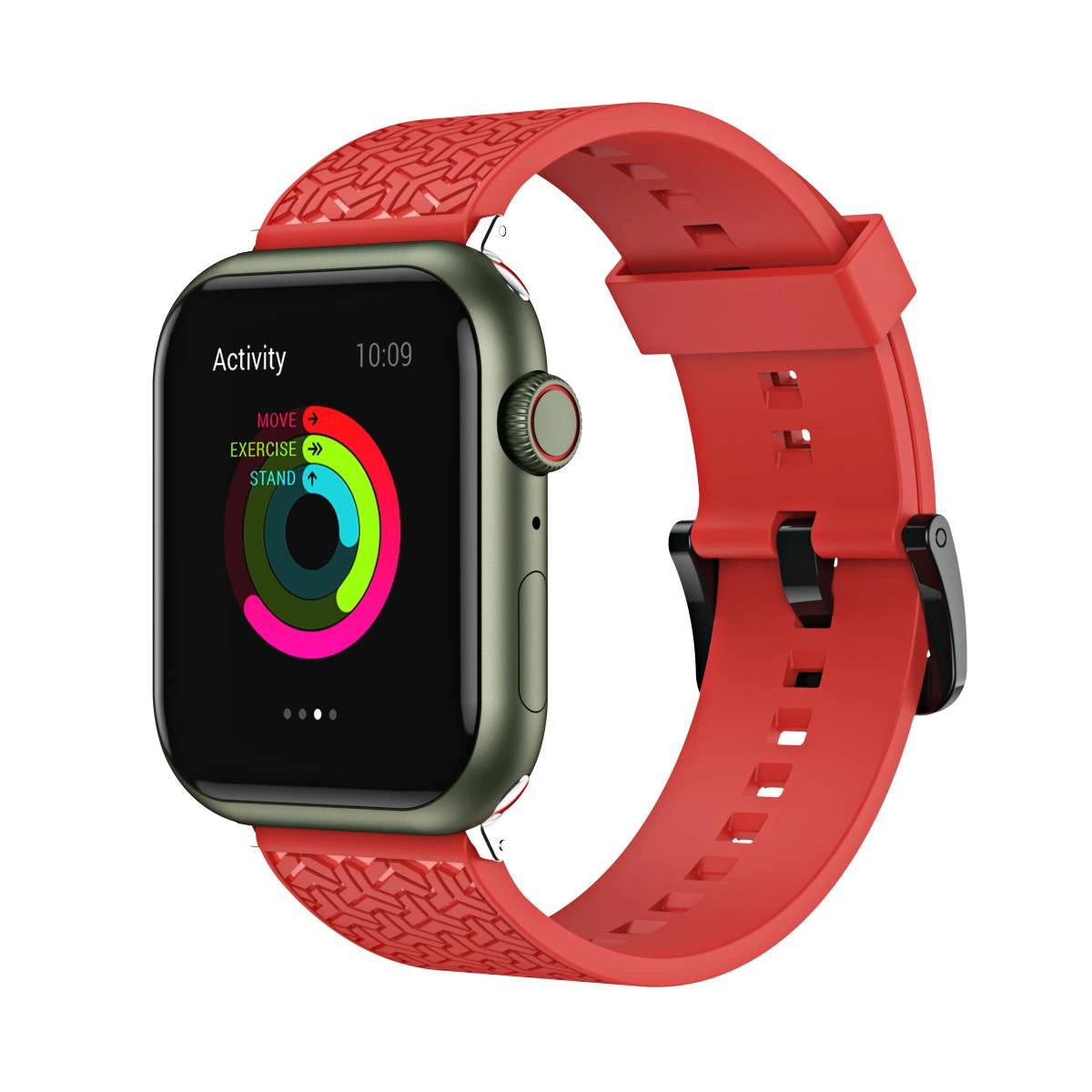 Watch Strap Y Watchband Armbånd til Apple Watch 42 / 44 / 45 mm - Rød