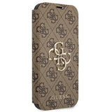 Guess GUBKP13L4GMGBR iPhone 13 Pro / 13 6.1" brun/brun bog 4G Big Metal Logo