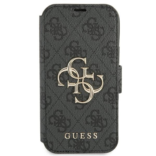 Guess GUBKP13L4GMGGR iPhone 13 Pro / 13 6.1" grå/grå bog 4G Big Metal Logo