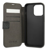 Guess GUBKP13L4GMGGR iPhone 13 Pro / 13 6.1" grå/grå bog 4G Big Metal Logo