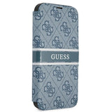 Guess GUBKP13S4GDBL iPhone 13 mini 5.4" blå/blå bog 4G Stripe
