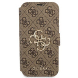 Guess GUBKP13X4GMGBR iPhone 13 Pro Max 6.7" brun/brun bog 4G Big Metal Logo