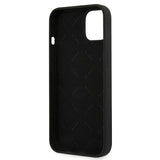 Guess GUHCP13SLS4GGBK iPhone 13 mini 5.4" sort/sort hardcase Silikon 4G Logo