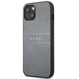 Guess GUHCP13SPSASBGR iPhone 13 mini 5.4" grå/grå Saffiano Strap
