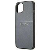 Guess GUHCP13SPSASBGR iPhone 13 mini 5.4" grå/grå Saffiano Strap