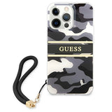 Guess GUHCP13XKCABBK iPhone 13 Pro Max 6.7" sort/sort hardcase Camo Strap Collection
