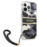 Guess GUHCP13XKCABBK iPhone 13 Pro Max 6.7" sort/sort hardcase Camo Strap Collection