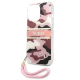 Guess GUHCP13XKCABPI iPhone 13 Pro Max 6.7" pink/pink hardcase Camo Strap Collection