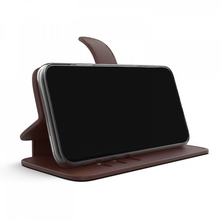 NovaNL Bookcase 1.0 For Apple iPhone 14 Pro Brown