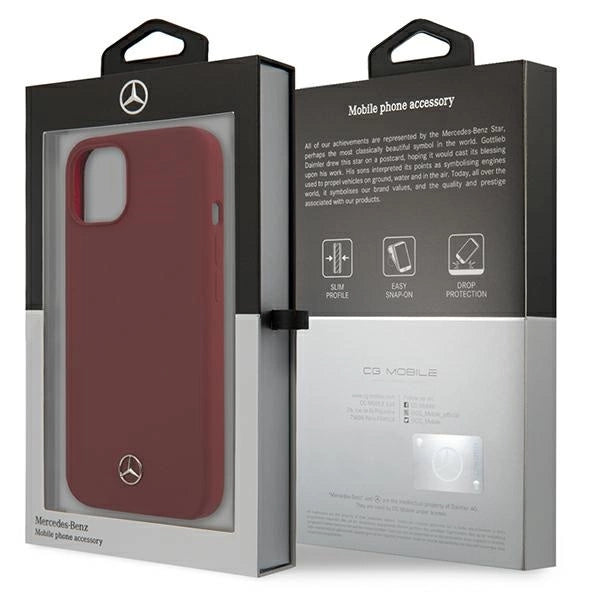 Mercedes MEHCP13MSILRE iPhone 13 6,1" rød/rød hårdkasse