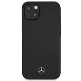 Mercedes MEHCP13SSILBK iPhone 13 mini 5,4" sort/sort hardcase Silicone Line