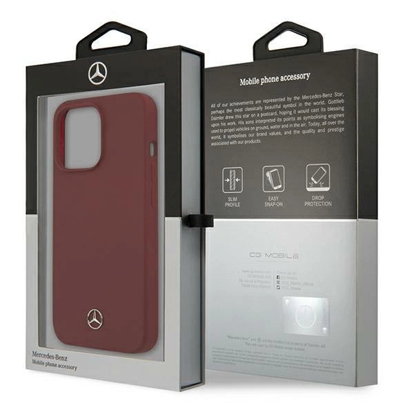 Mercedes MEHCP13XSILRE iPhone 13 Pro Max 6,7" rød/rød hårdkasse